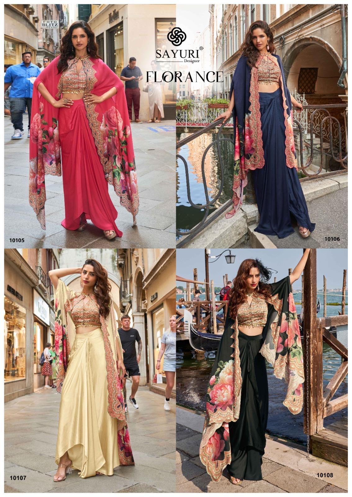 SAYURI DESIGNER FLORANCE SERISE 10105 TO 10108 2