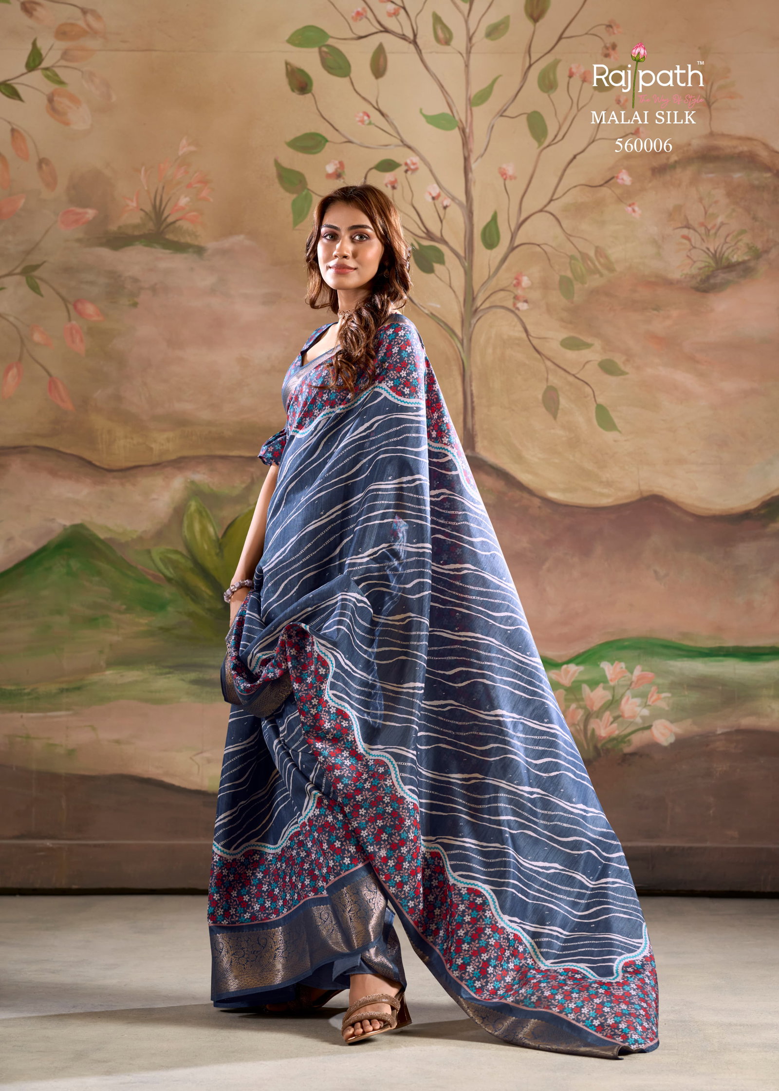 RAJPATH FABRICS-JAMON SILK SERISE 560001 TO 560006 10