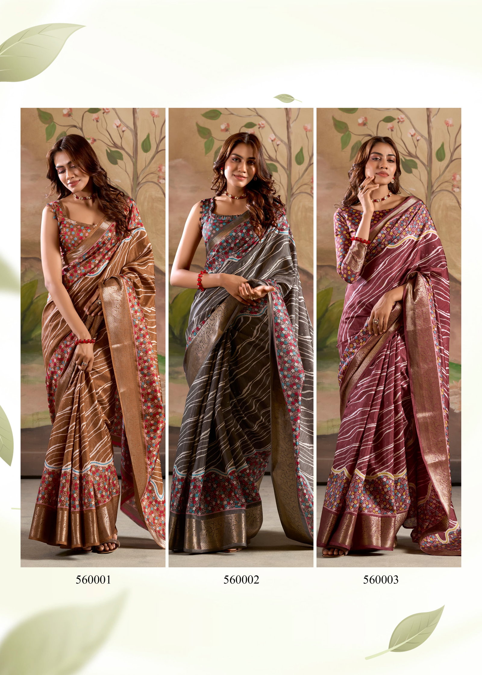 RAJPATH FABRICS-JAMON SILK SERISE 560001 TO 560006 7