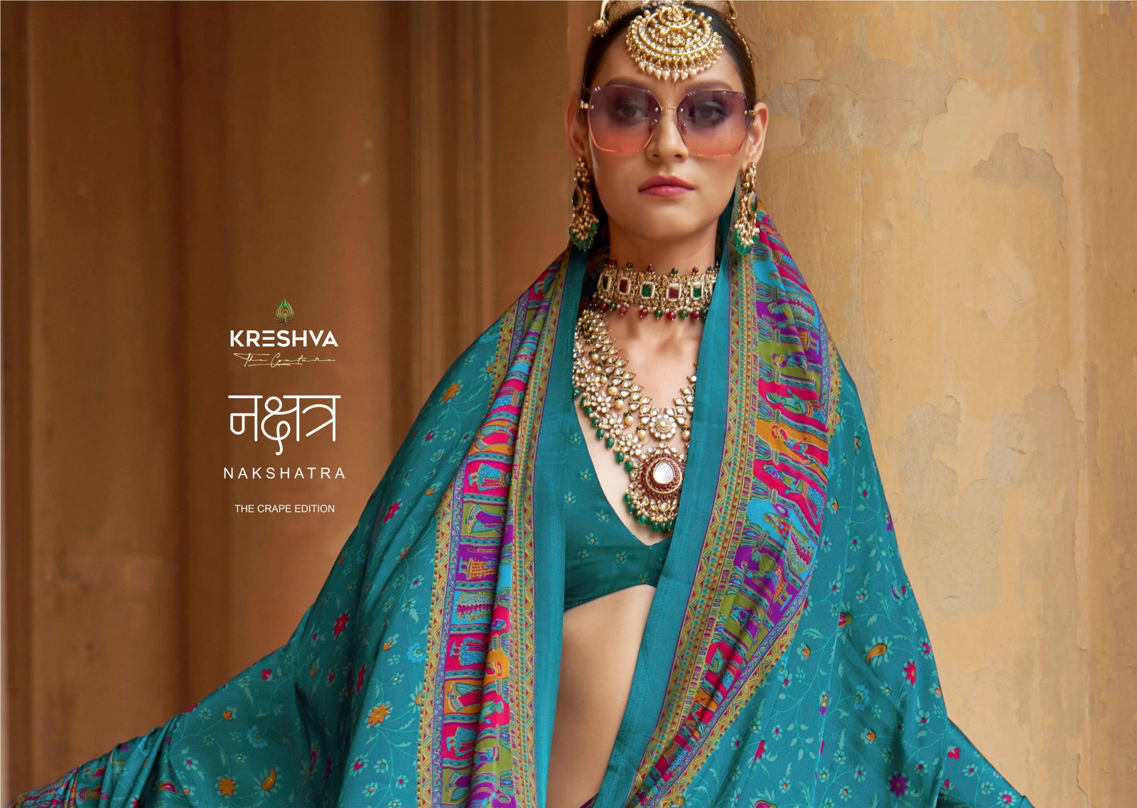 Kreshva  Present  Nakshatra printed saree series 987 TO 992 10