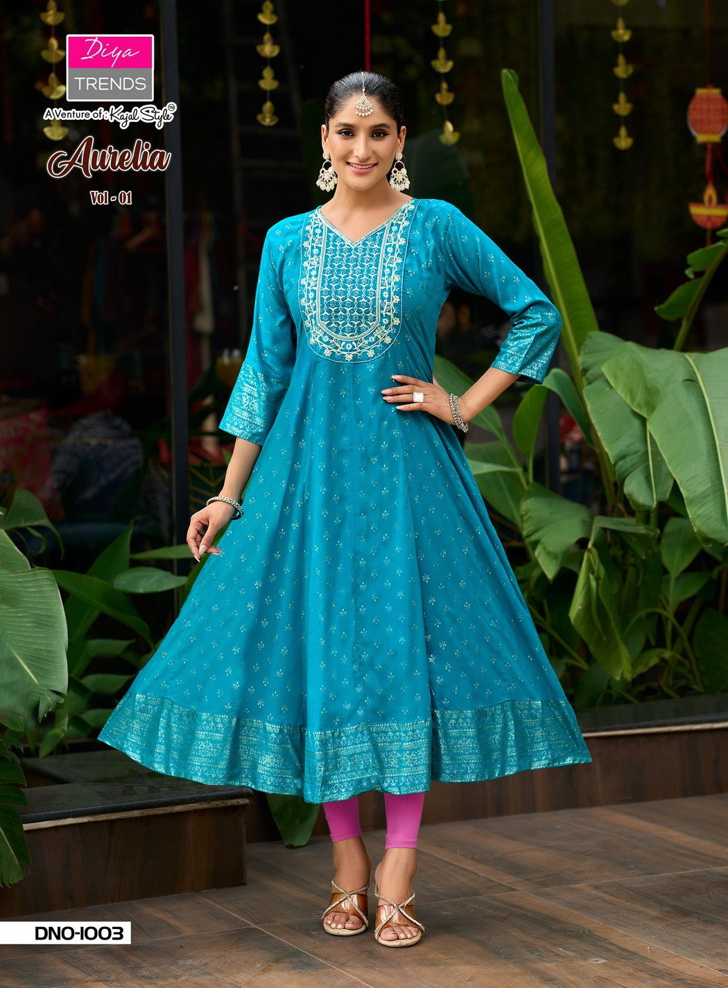 DIYA TRENDS AURELIA VOL 01 WITH DESIGNER  GOWNS CONCEPT 10
