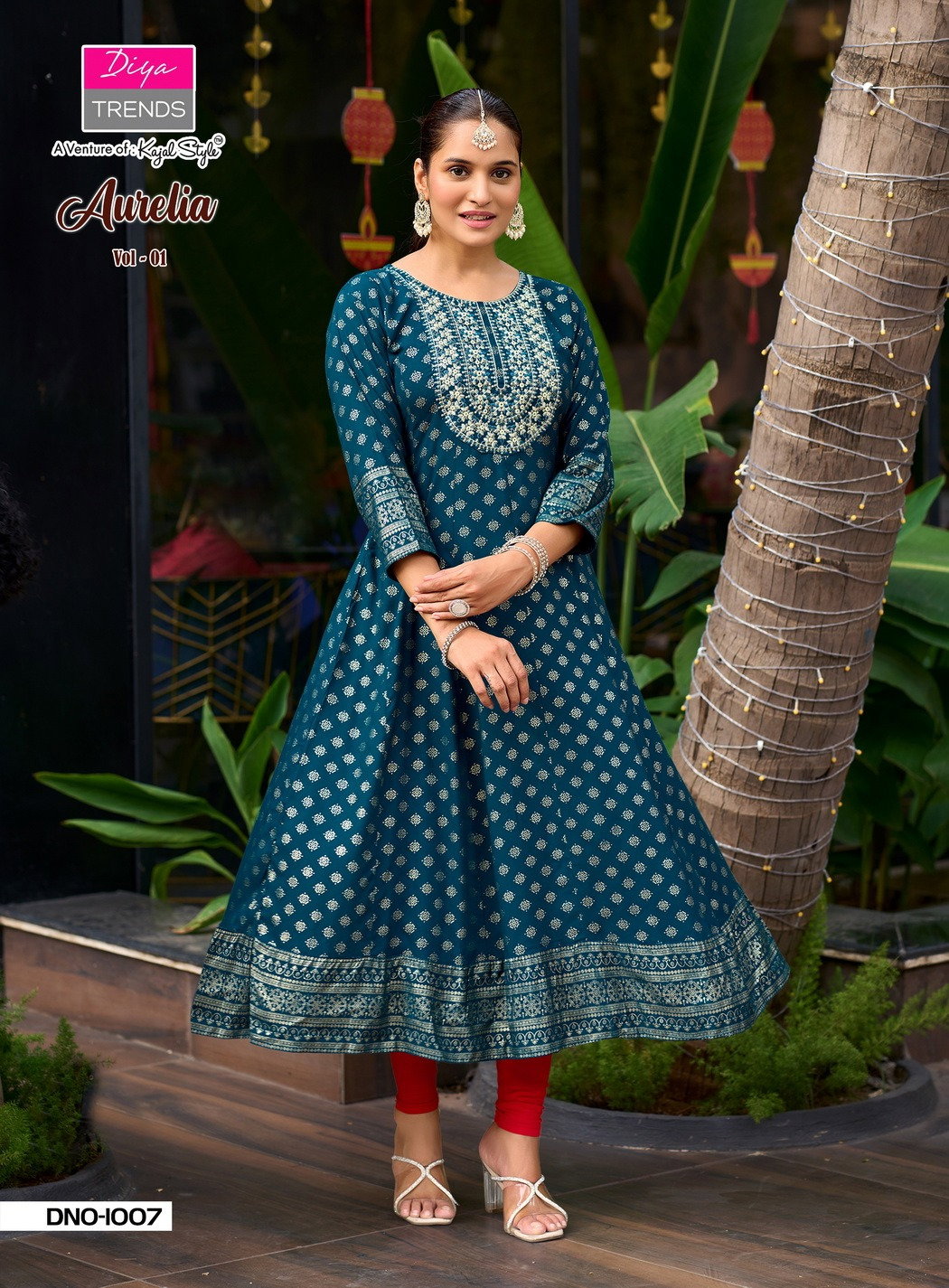 DIYA TRENDS AURELIA VOL 01 WITH DESIGNER  GOWNS CONCEPT 6