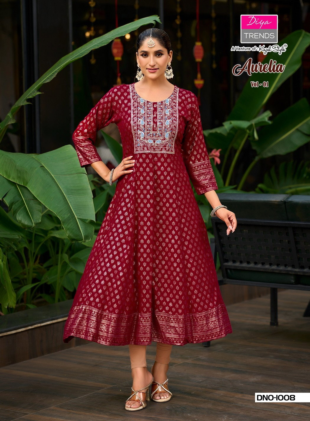 DIYA TRENDS AURELIA VOL 01 WITH DESIGNER  GOWNS CONCEPT 2