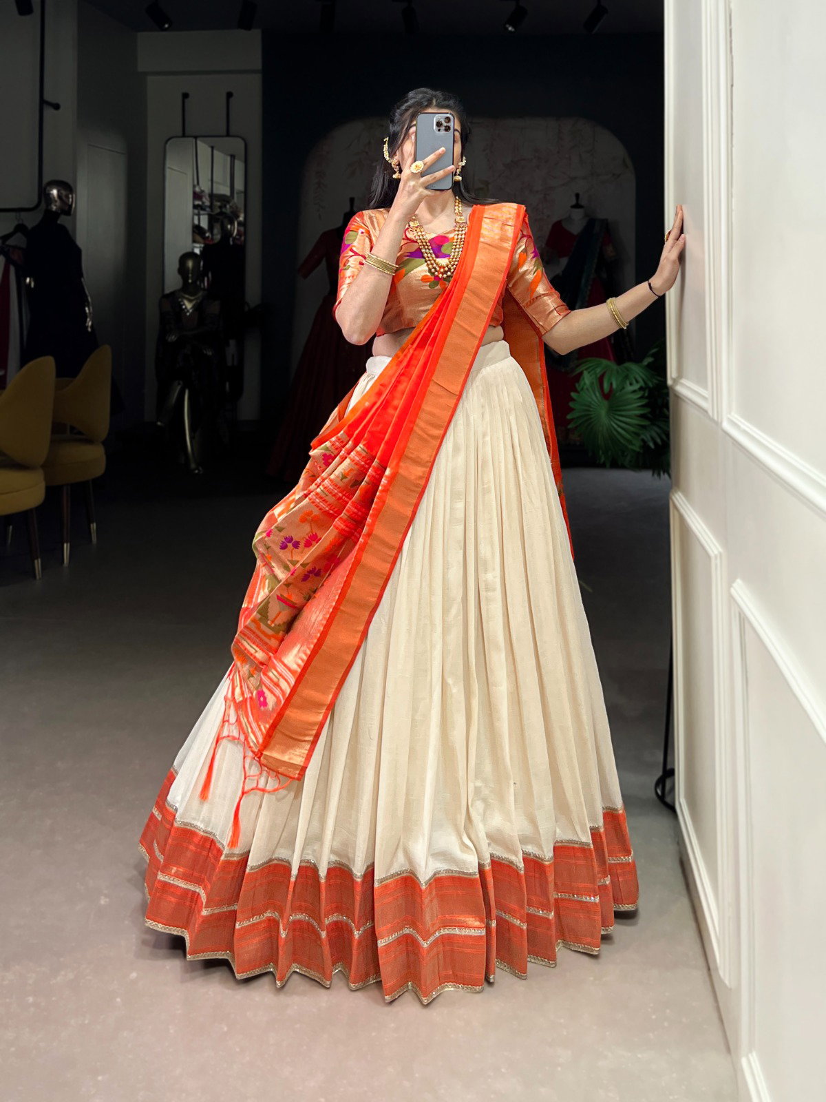 PAITHANI  LEHENGA CHOLI SET 6
