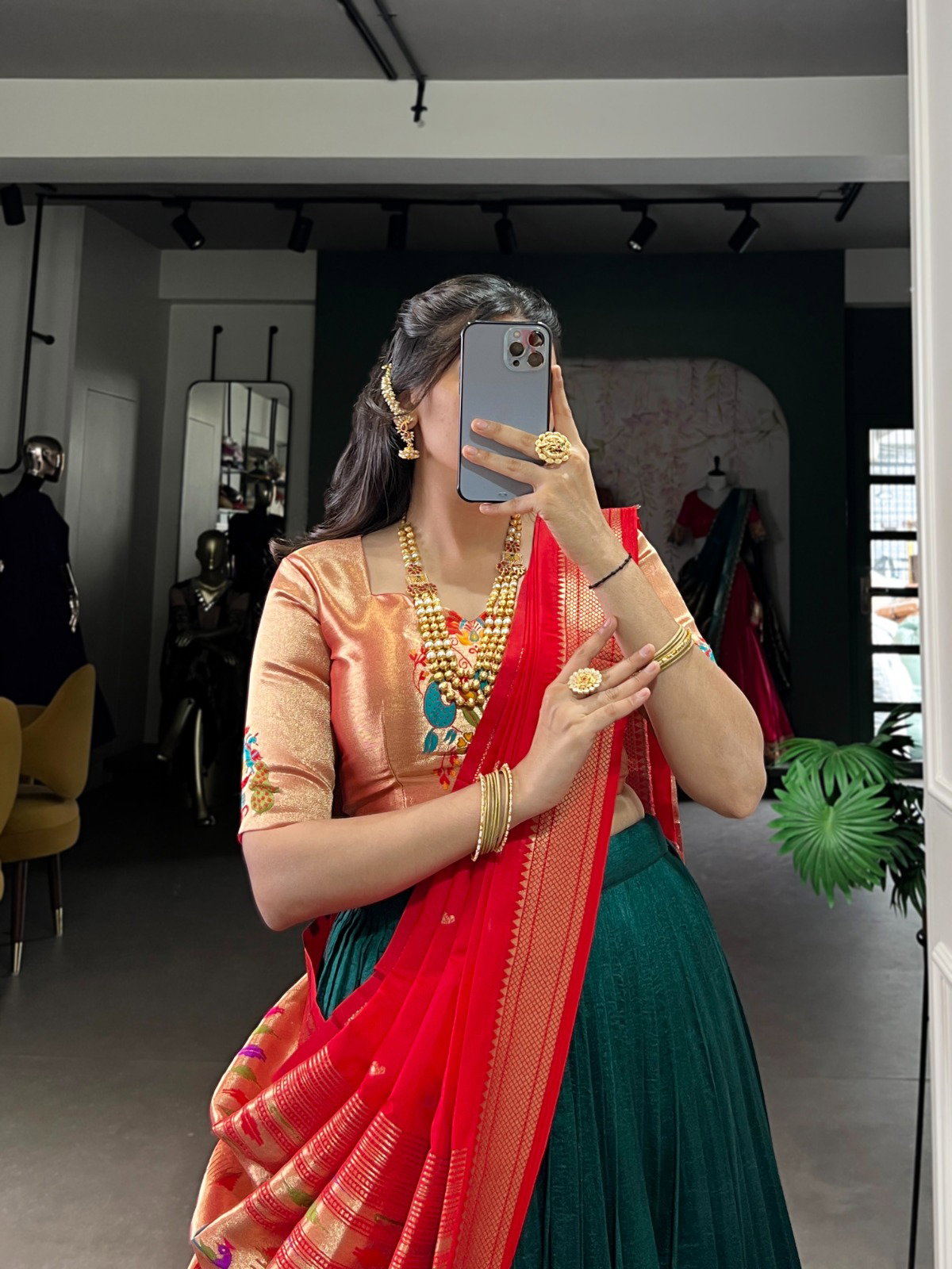 PAITHANI  LEHENGA CHOLI SET 1