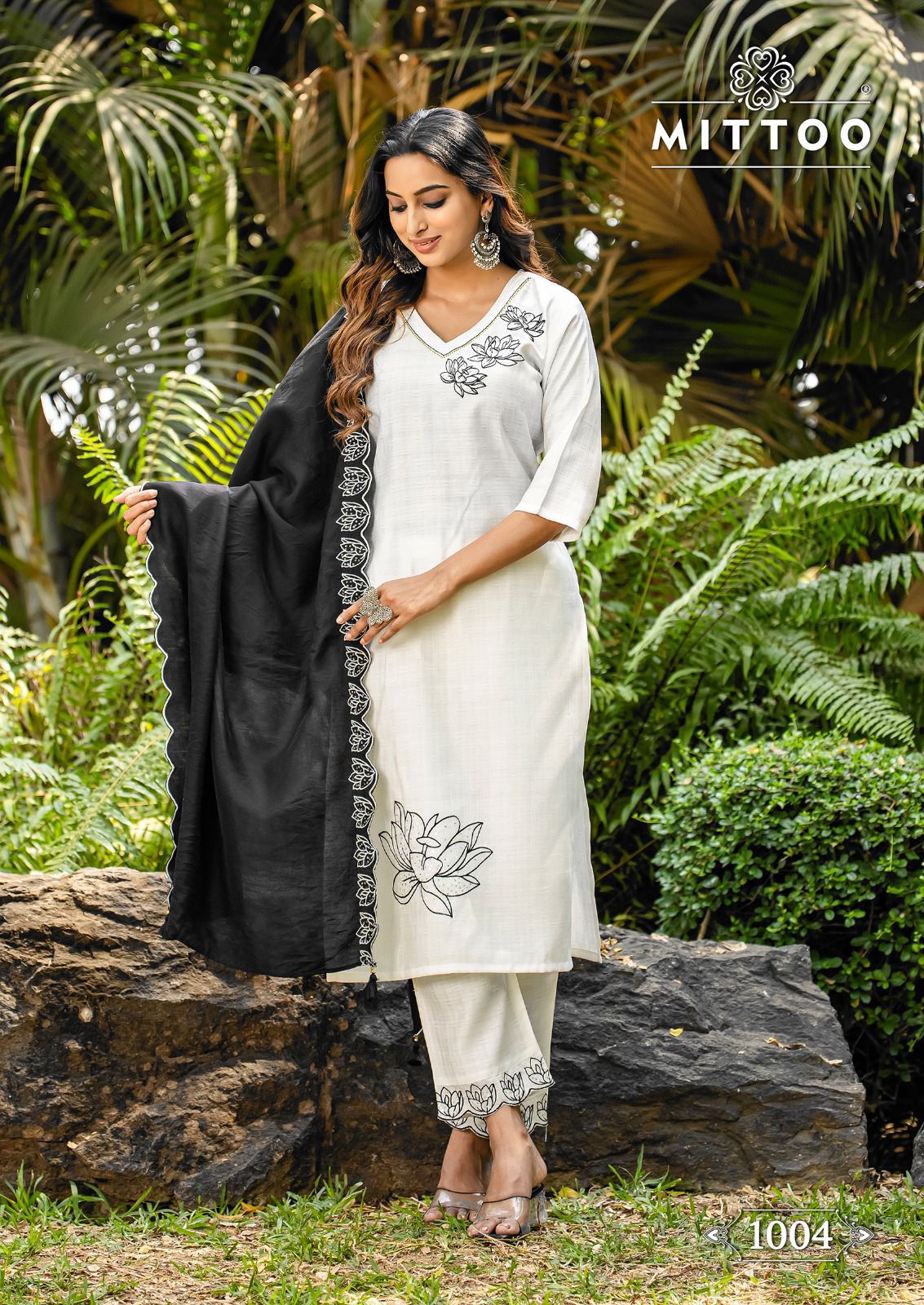 MITTO ELITE 3 PCS READYMADE HAND WOK KURTI SERIES1001-1006 10