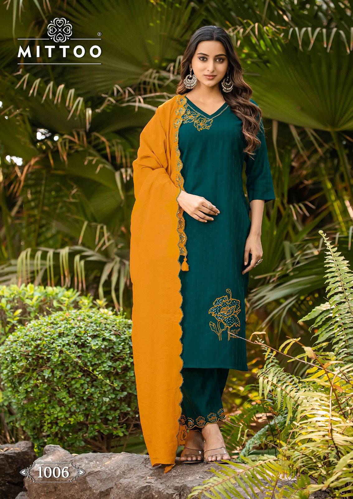 MITTO ELITE 3 PCS READYMADE HAND WOK KURTI SERIES1001-1006 4