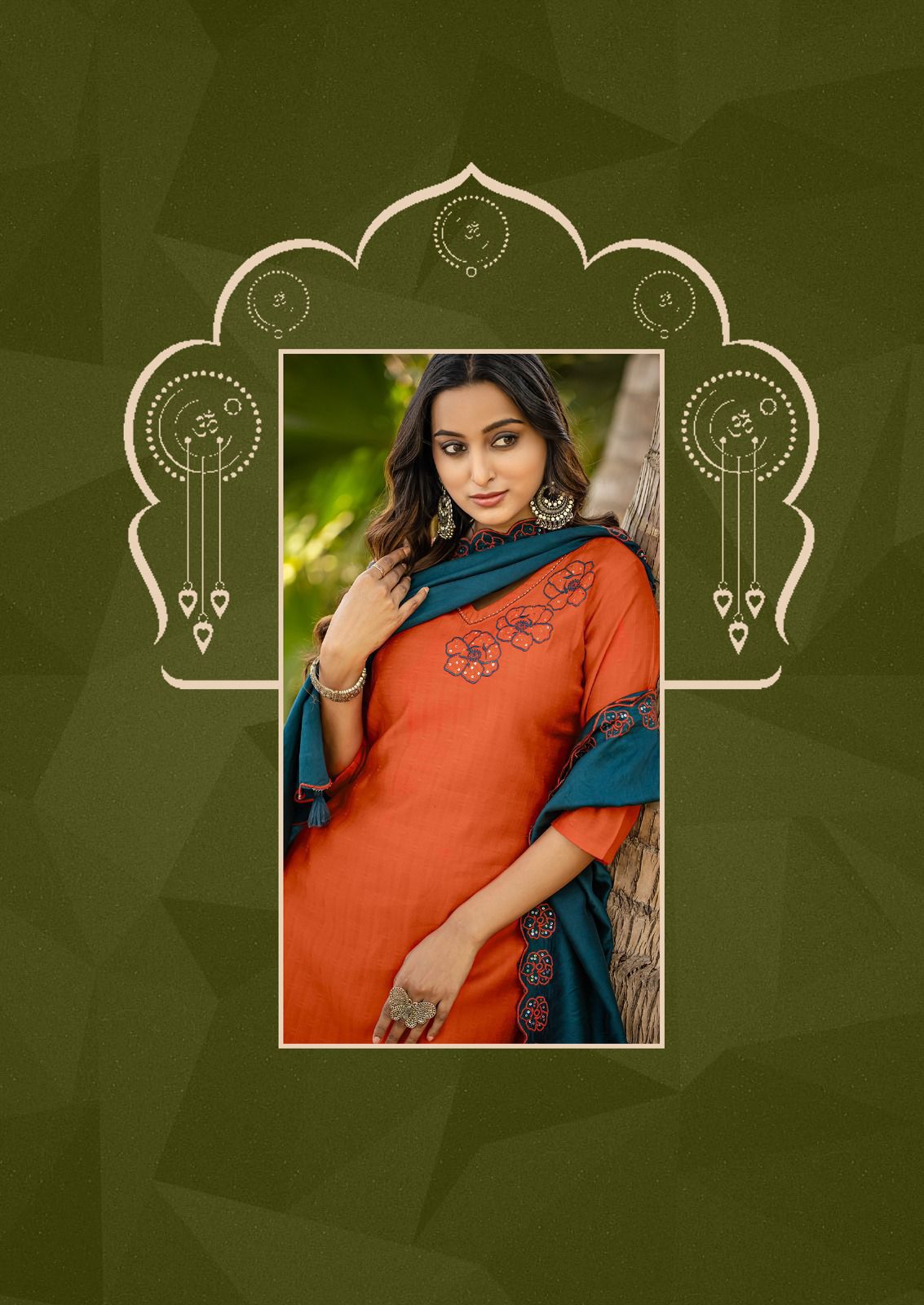 MITTO ELITE 3 PCS READYMADE HAND WOK KURTI SERIES1001-1006 5