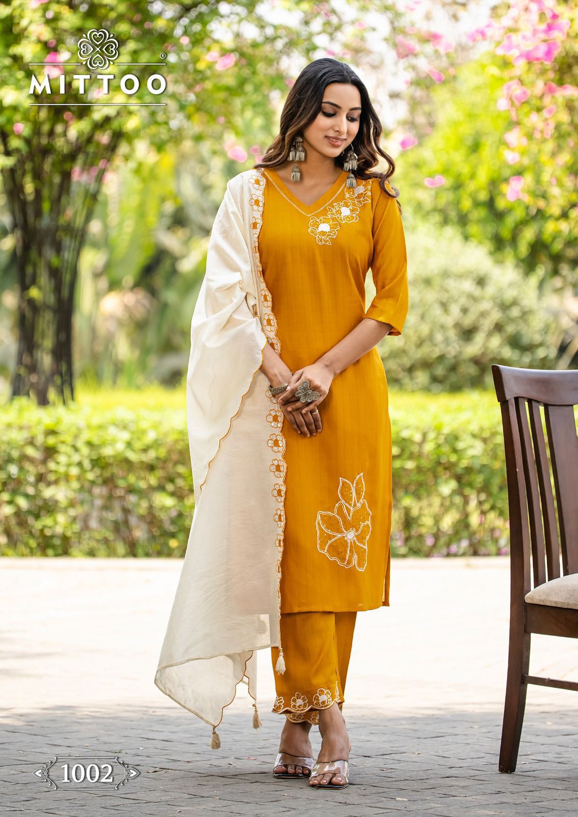 MITTO ELITE 3 PCS READYMADE HAND WOK KURTI SERIES1001-1006 2