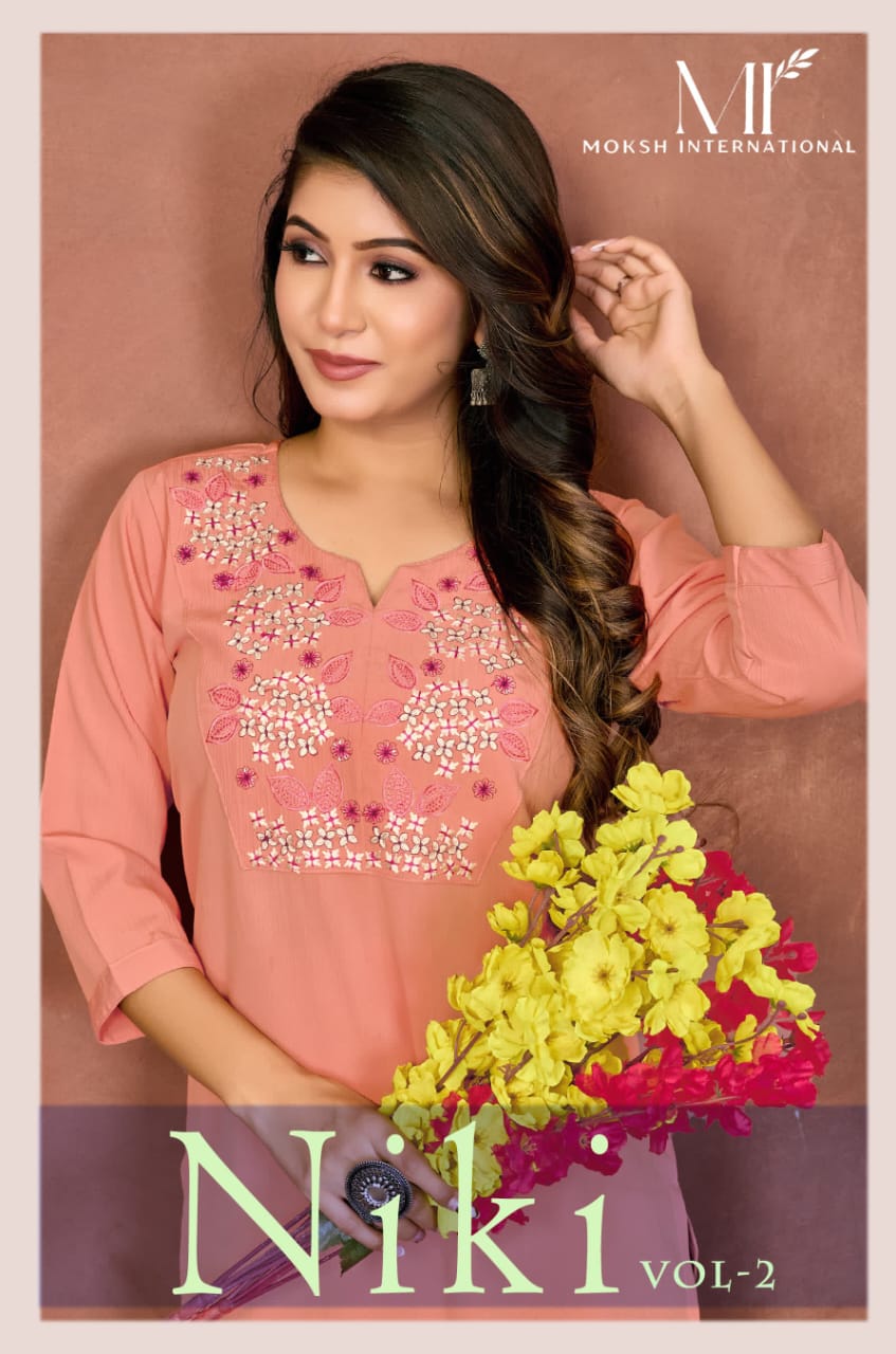 MOKSH PRESENT NIKKI VOL 02 SHORT TOP STYLE SERIES 405-408 1