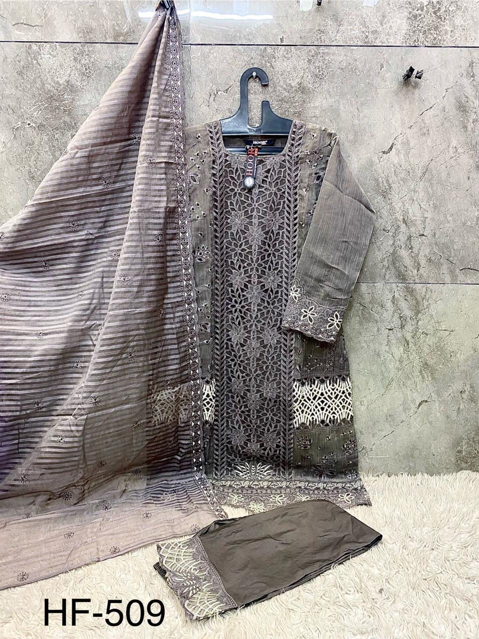 HOOR TEX PRESENT PAKISTANI READYMADE SALWAR SUIT SERIES 509 A TO D 4