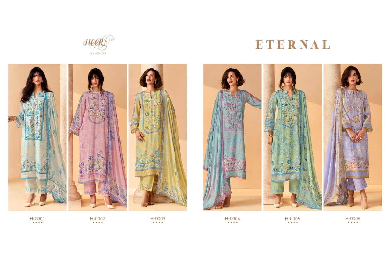 KIMORA HEER PRESENT ETERNAL UNSTICH SUIT FANCY SUIT SERIES H0001-H0006 6