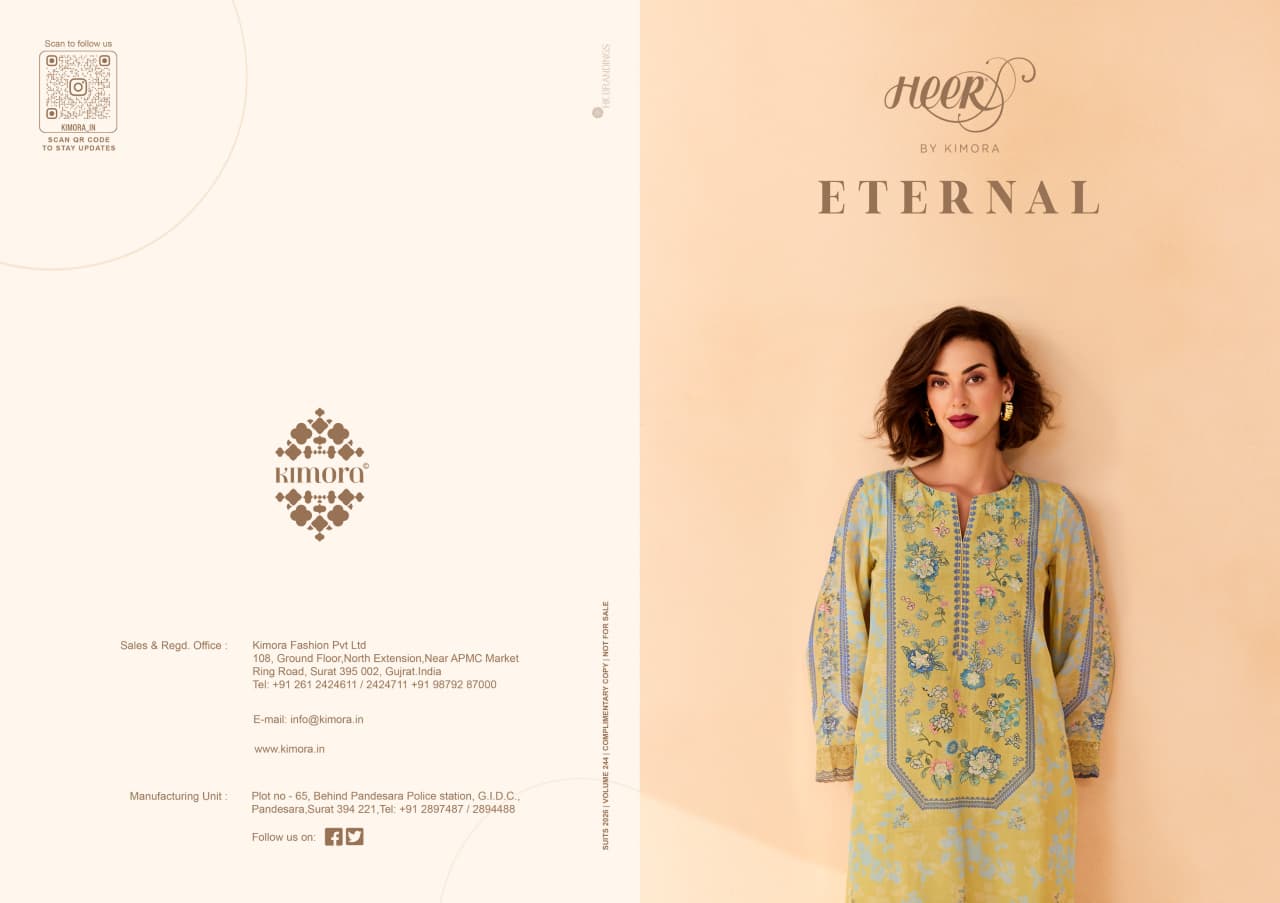 KIMORA HEER PRESENT ETERNAL UNSTICH SUIT FANCY SUIT SERIES H0001-H0006 1