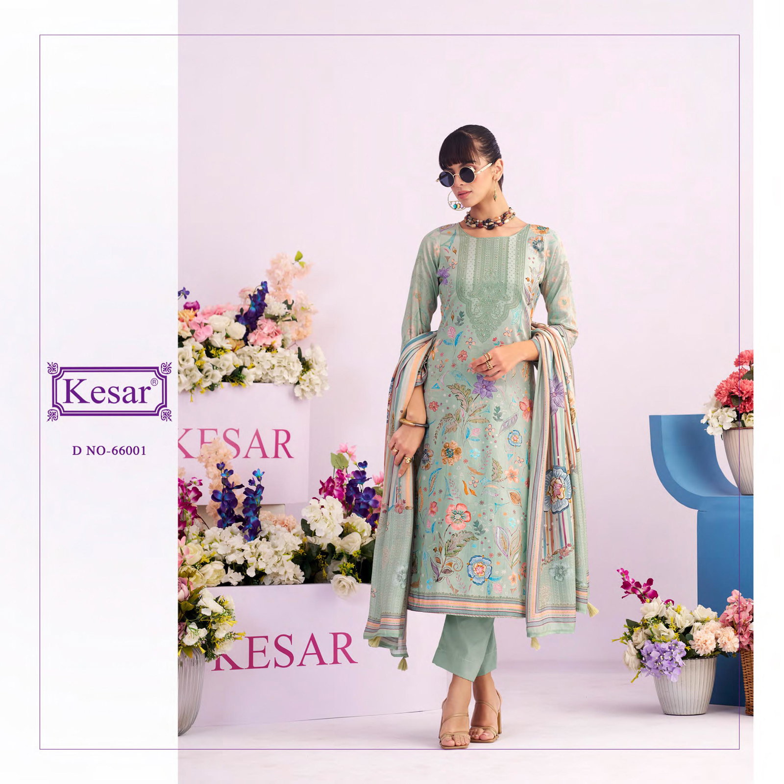 KESAR  PRESNET ZARA  UNSTICH SUIT SERIES 66001-66006 13