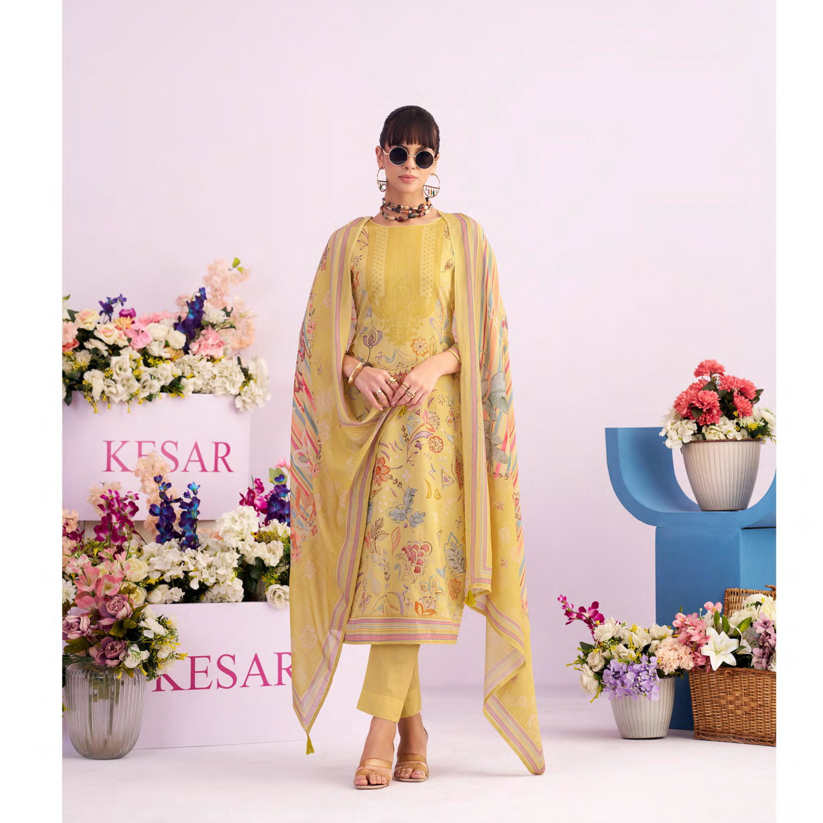 KESAR  PRESNET ZARA  UNSTICH SUIT SERIES 66001-66006 9