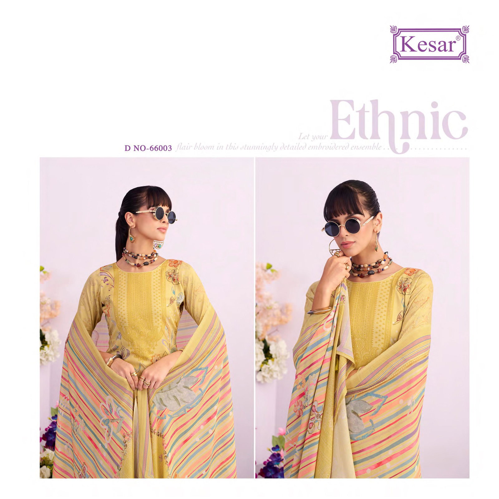 KESAR  PRESNET ZARA  UNSTICH SUIT SERIES 66001-66006 10