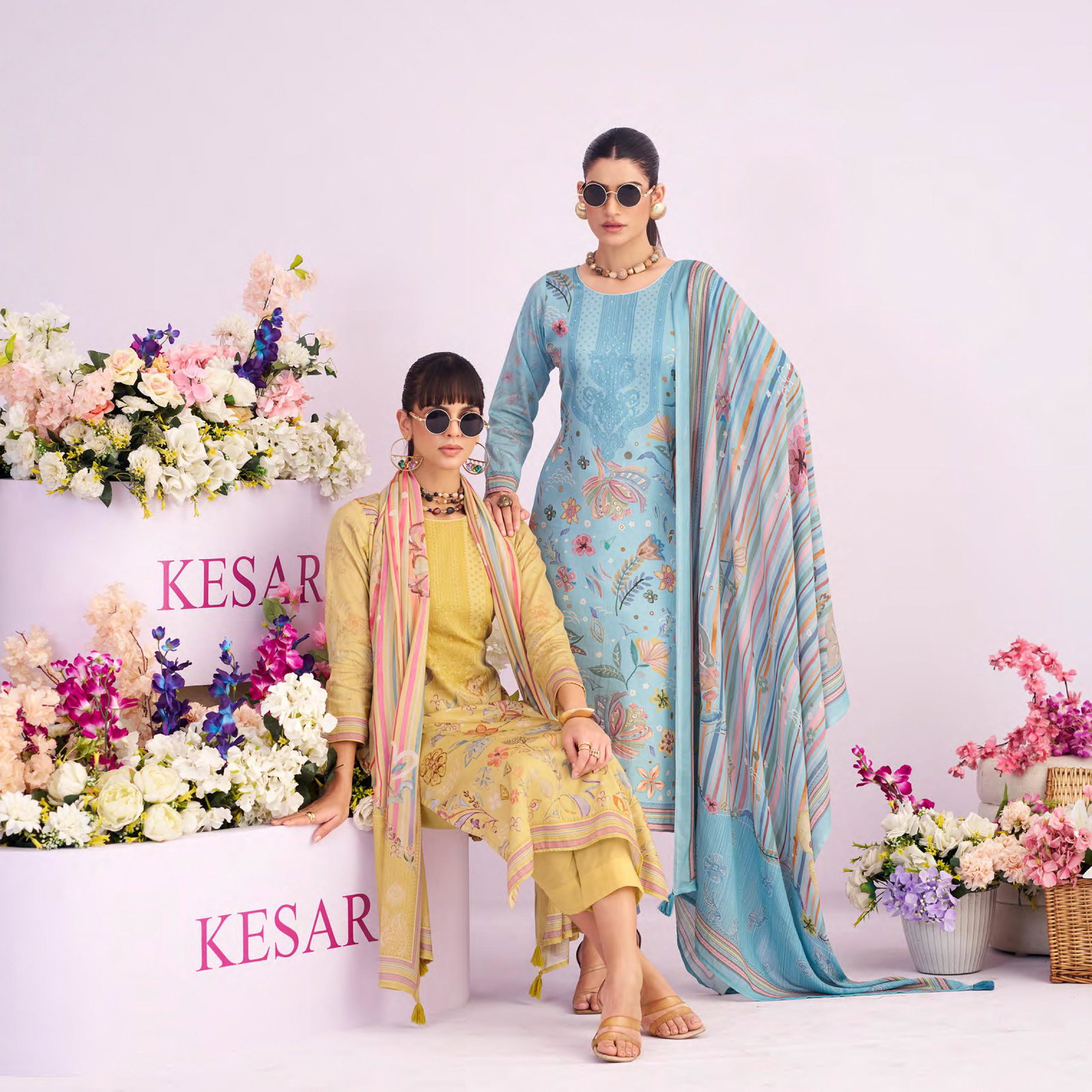 KESAR  PRESNET ZARA  UNSTICH SUIT SERIES 66001-66006 7