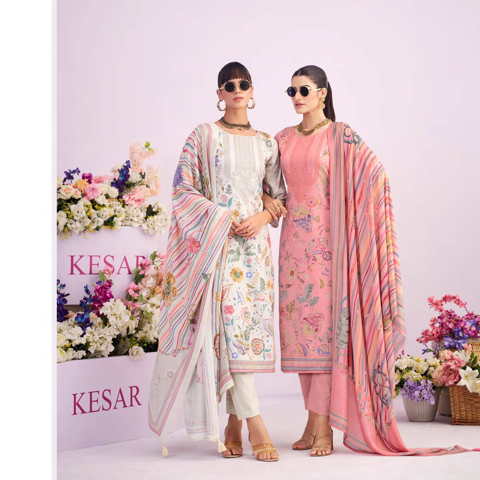 KESAR  PRESNET ZARA  UNSTICH SUIT SERIES 66001-66006 6