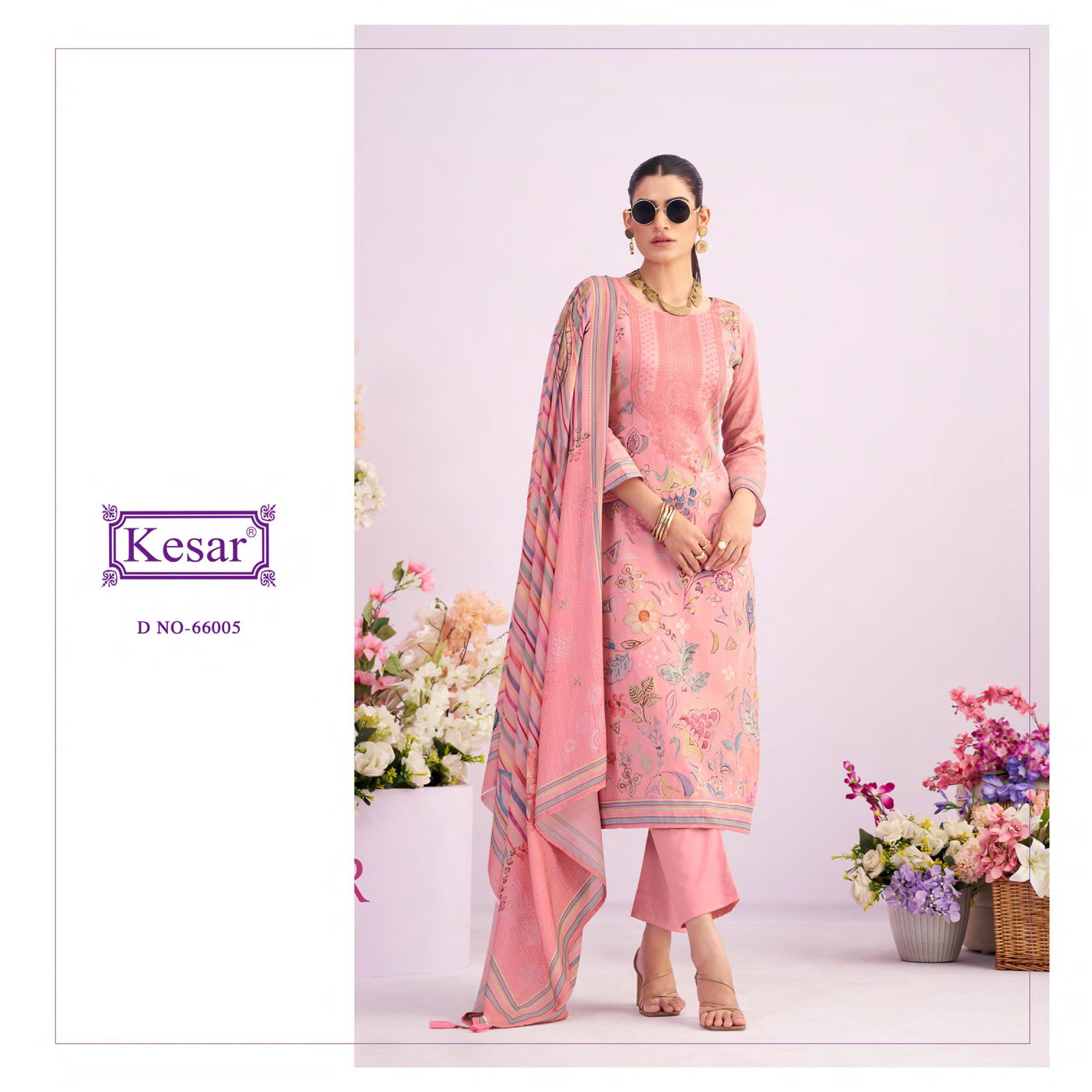 KESAR  PRESNET ZARA  UNSTICH SUIT SERIES 66001-66006 2