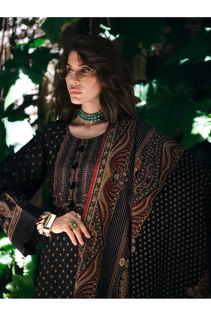 VARSHA PRESENT NEW CATLOUGLE SVARA SERIES SV 01-SV 04 VISCOSES CREPE UNSTICH SUIT 10