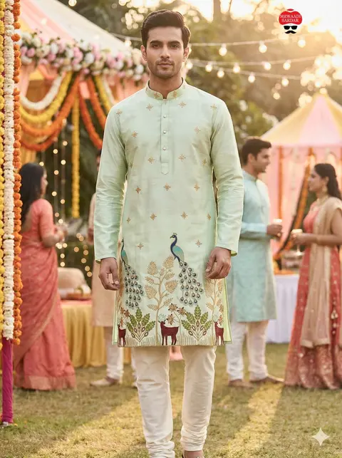 Wedding & Party Wear Kurta Pyjama for Men 5