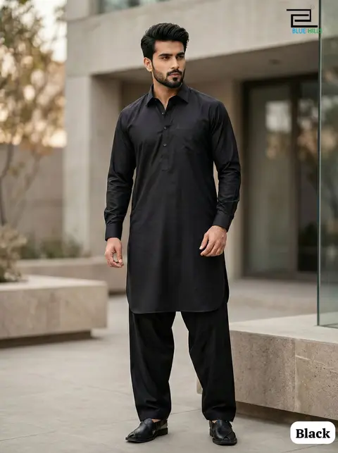 Men’s Pathani Kurta Salwar in Premium Cotton 7