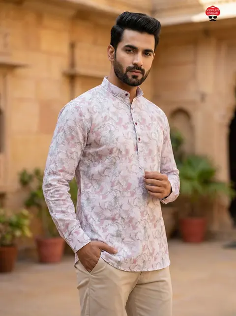 men cotton shirt kurta 1