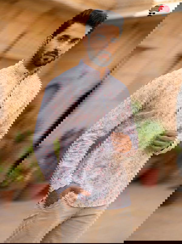 men cotton shirt kurta