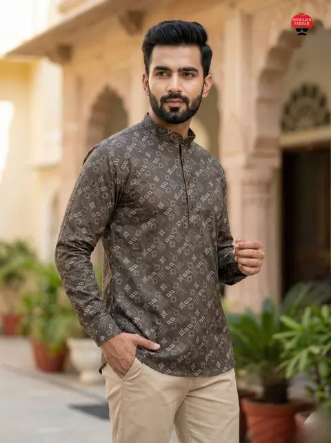Casual to Festive Cotton Kurta Shirt for Men 1