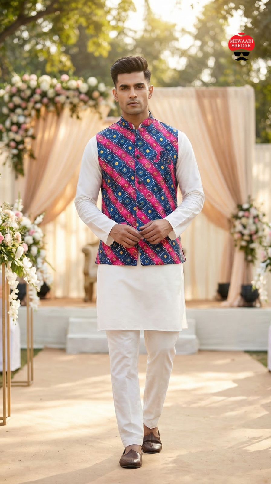 Latest Men’s Ethnic Kurta Koti Pant Collection 1
