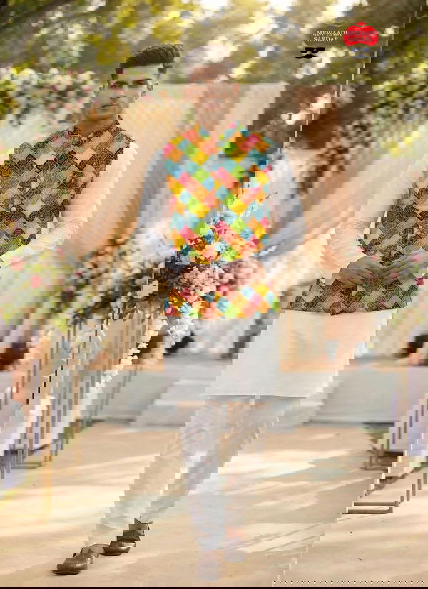 Premium Ready to Wear Kurta Koti Pant Set