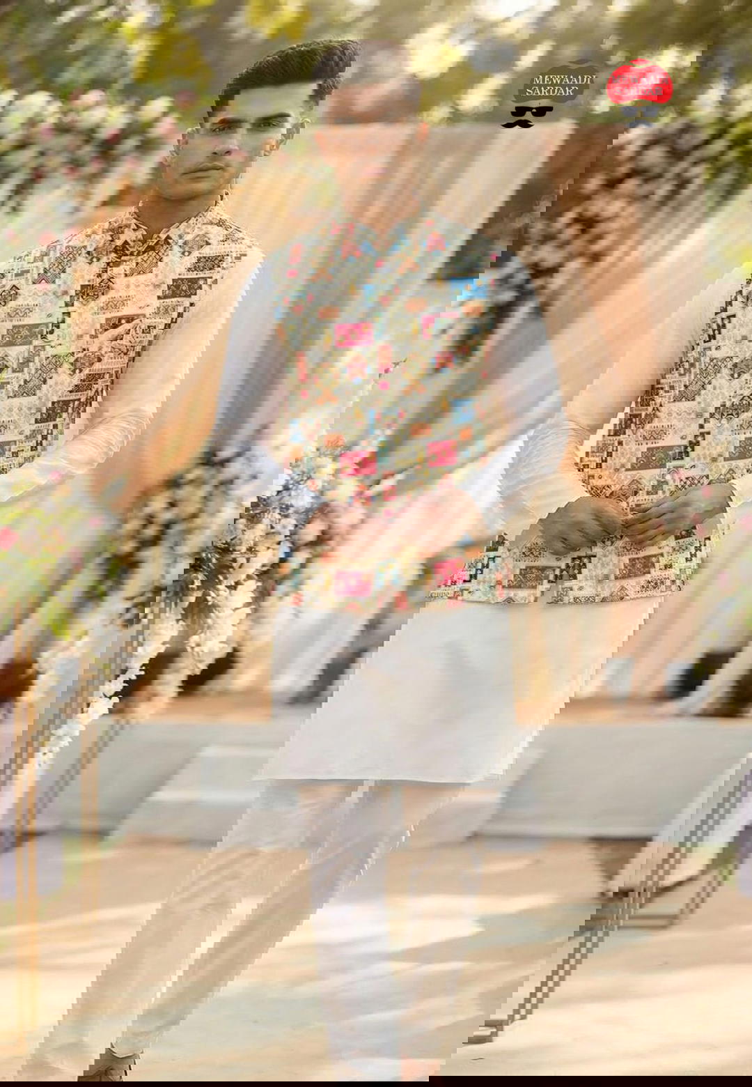 Men’s Party Wear Kurta Koti Pyjama Set 1