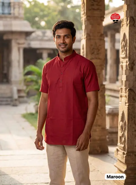 Short Kurta half sleeves for every celebration and casual wear 5