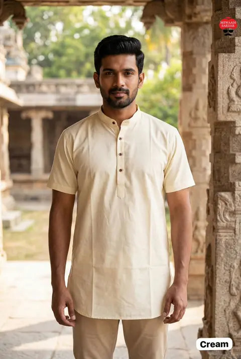 Short Kurta half sleeves for every celebration and casual wear 6