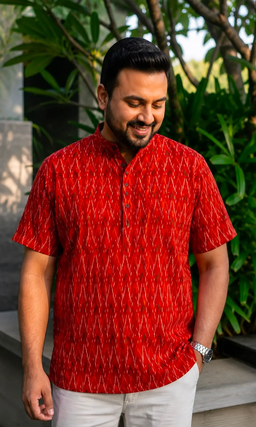Men’s Printed Kurta – Stylish Cotton Ethnic Wear for Every Occasion 1