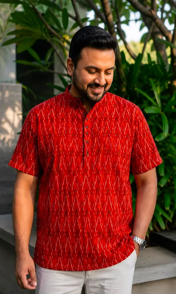 Men’s Printed Kurta – Stylish Cotton Ethnic Wear for Every Occasion