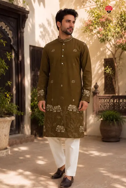 Designer Ethnic Kurta Set for Weddings & Celebrations 9