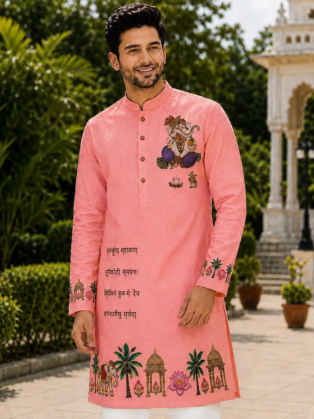 Ganpati Special Traditional Printed Kurta 1