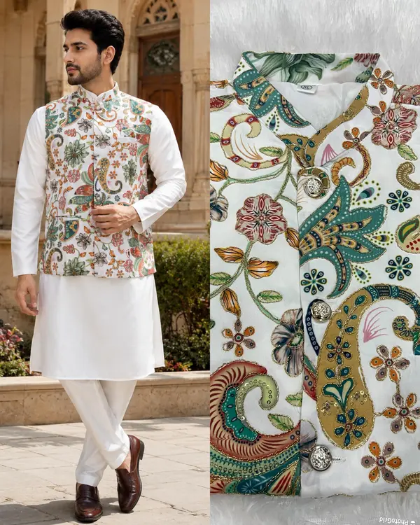 Wedding & Festive Special Designer Koti Set for Men