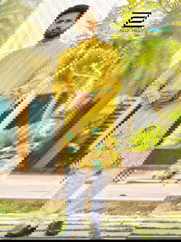 Haldi special kurta pajama for men