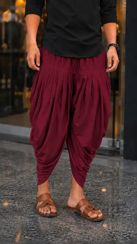 Unisex Patiala Style Dhoti – Soft Poly Cotton 3