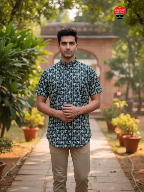 Comfortable Men’s Short Kurta for Festivals & Daily Wear 2