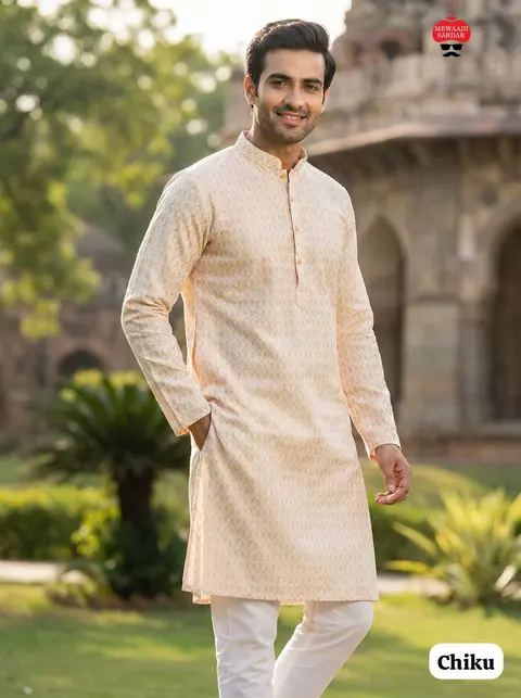 Men Silk Kurta pyjama for Wedding Function 2