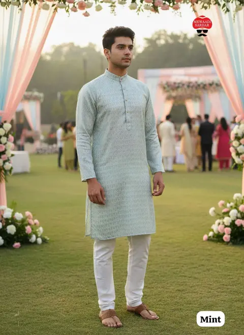 Designer Kurta Pyjama for Men 2