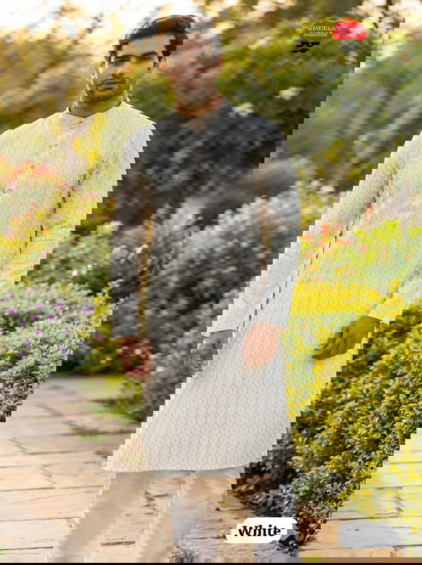 Men Traditional Kurta pyjama for Party Wear