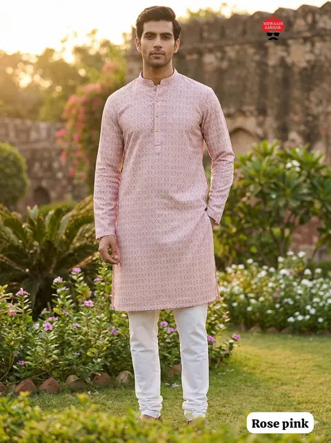 New Arrival Men’s Silk Kurta Pyjama Set 2