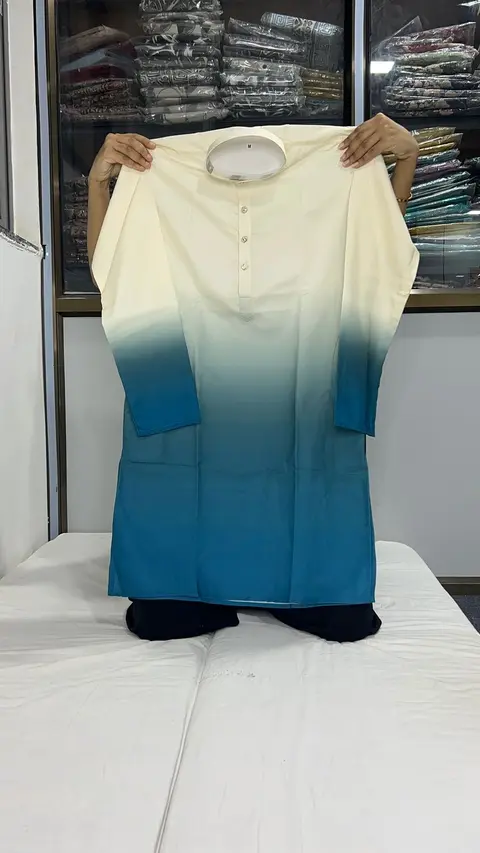 Party Wear Rayon Printed Kurta Pyjama for Men 3