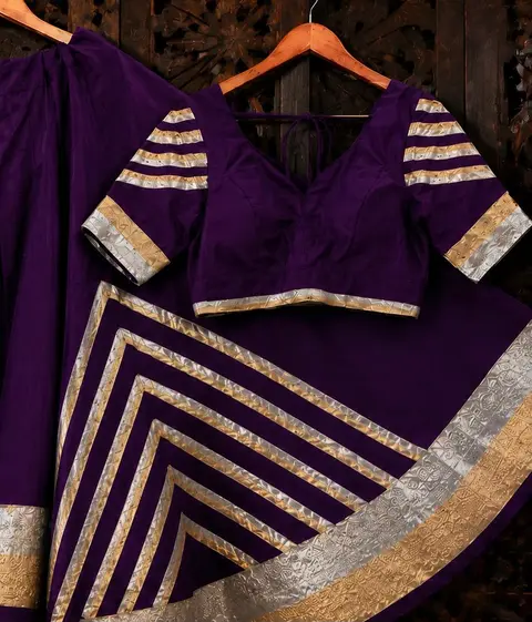 Stunning Gotta Patti Lehenga Choli Dupatta Set | Navratri & Festive Wear 5