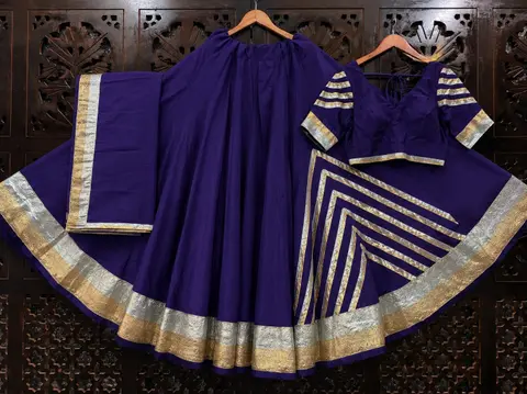 Stunning Gotta Patti Lehenga Choli Dupatta Set | Navratri & Festive Wear 4