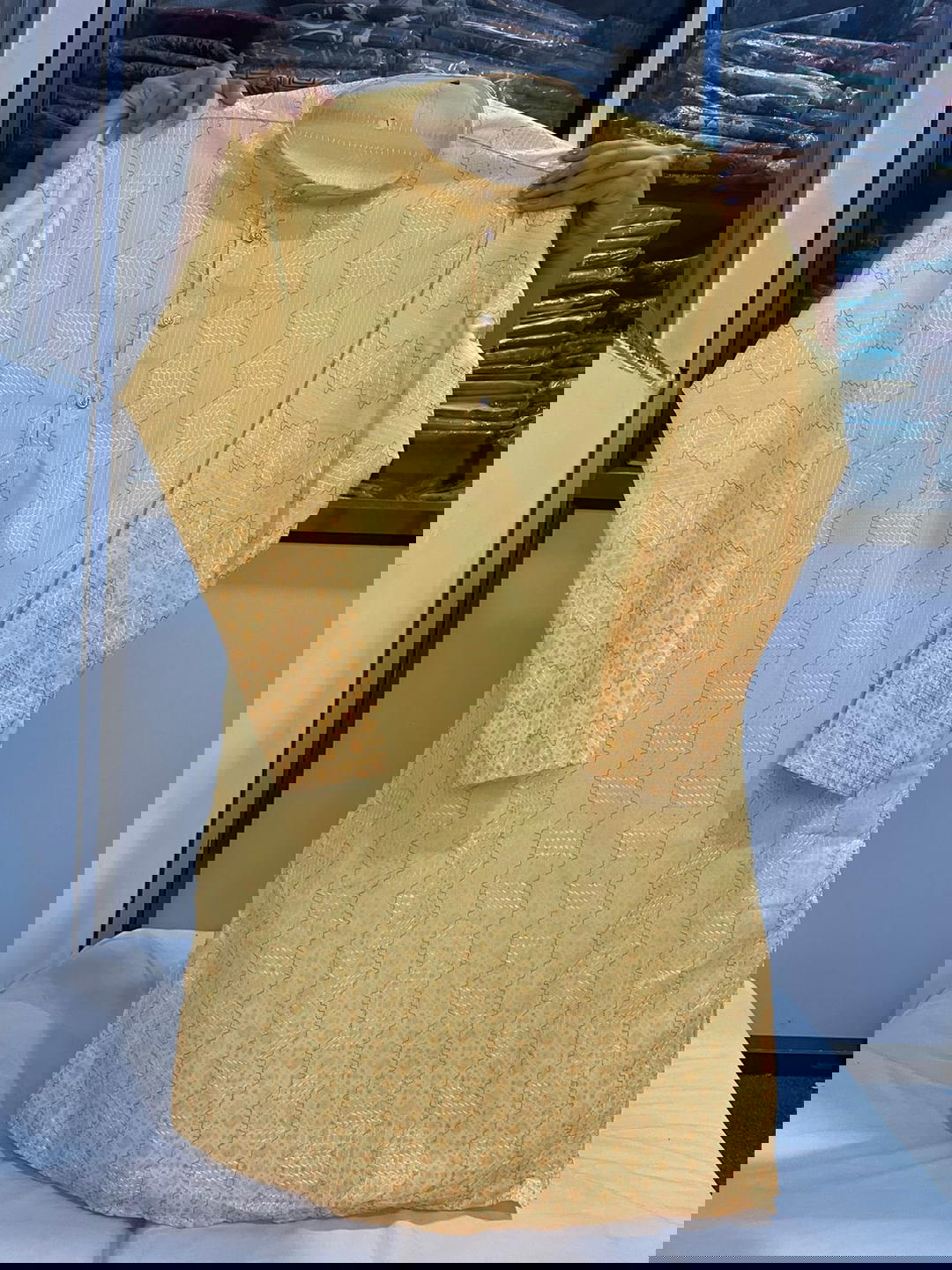 Yellow Haldi Special Stylish Men’s Kurta pyjama 1